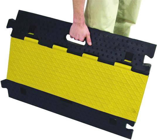 Eurolite 4 Kanäle 800mm x 550mm Kabelbrücke Schwarz, Gelb