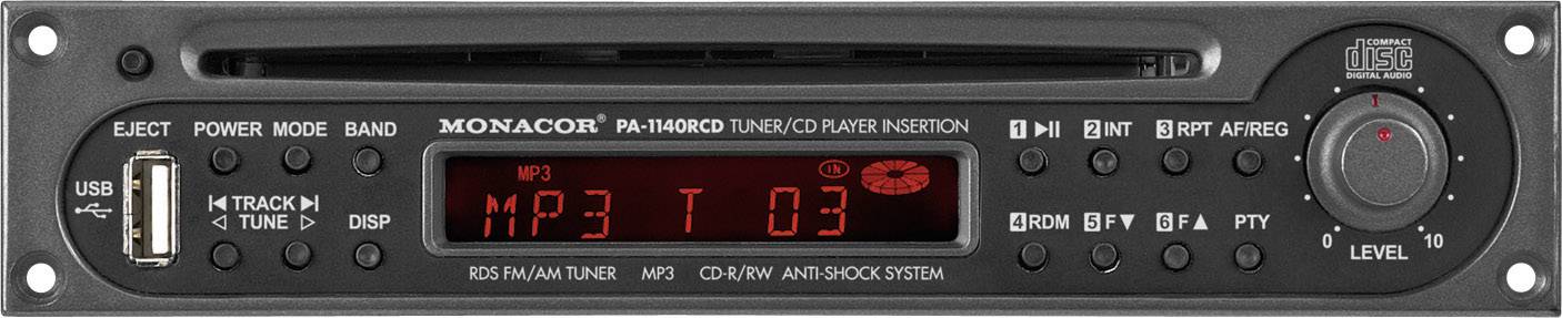 Monacor PA-1140RCD ELA-Radio/CD-Modul