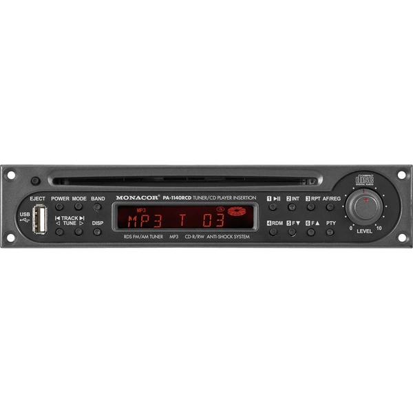 Monacor PA-1140RCD ELA-Radio/CD-Modul Monacor PA-1140RCD ELA-Radio/CD-Modul