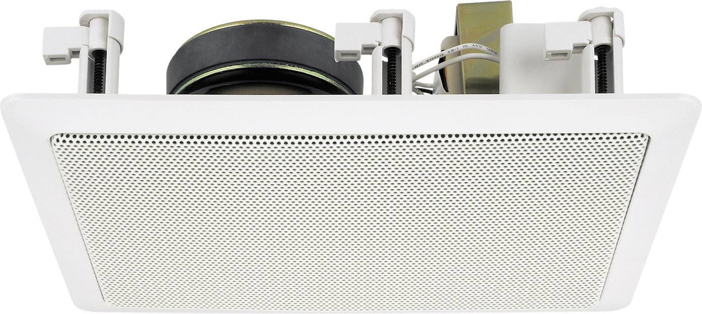 Monacor ESP-22/WS ELA-Einbaulautsprecher 20W 100V Weiß 1St.