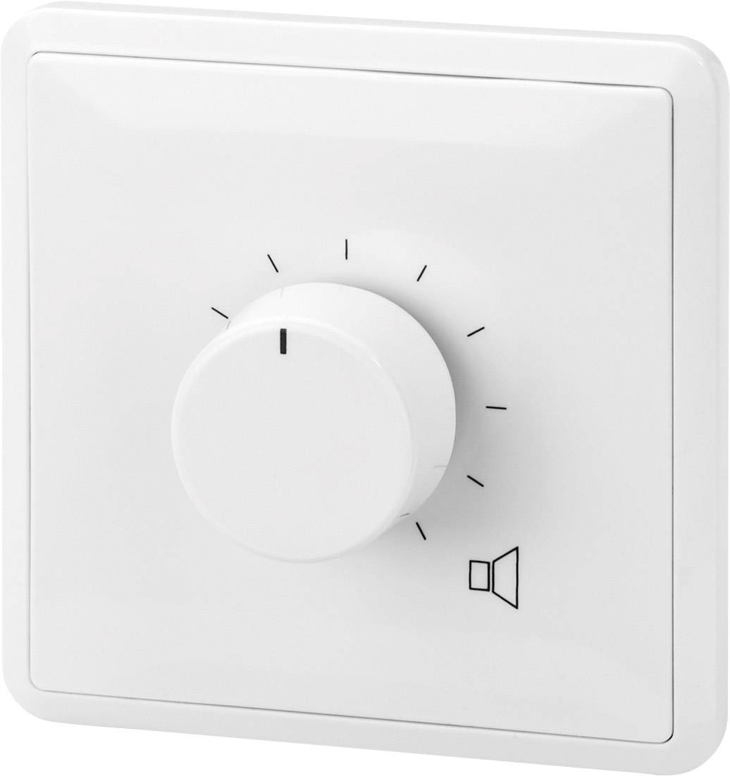 Monacor Unterputz ELA-Lautstärkeregler Weiß