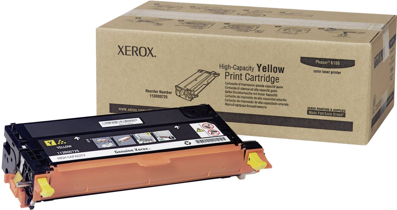 Xerox Phaser 6180MFP - Mit hoher Kapazität - Gelb - original - Tonerpatrone - für Phaser 6180DN, 6180MFP/D, 6180MFP/N, 6