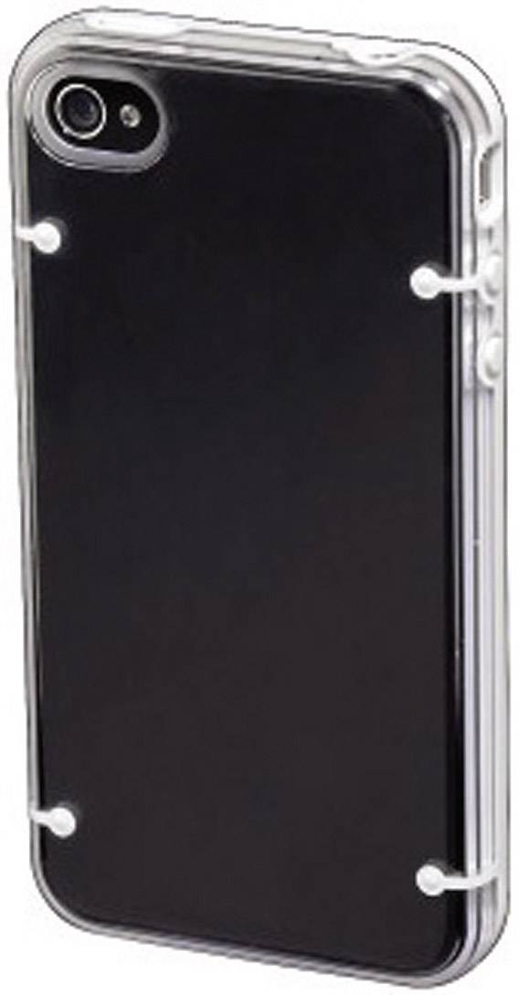 HANDY-COVER DUAL IPHONE 4, TRANSP/WEIß