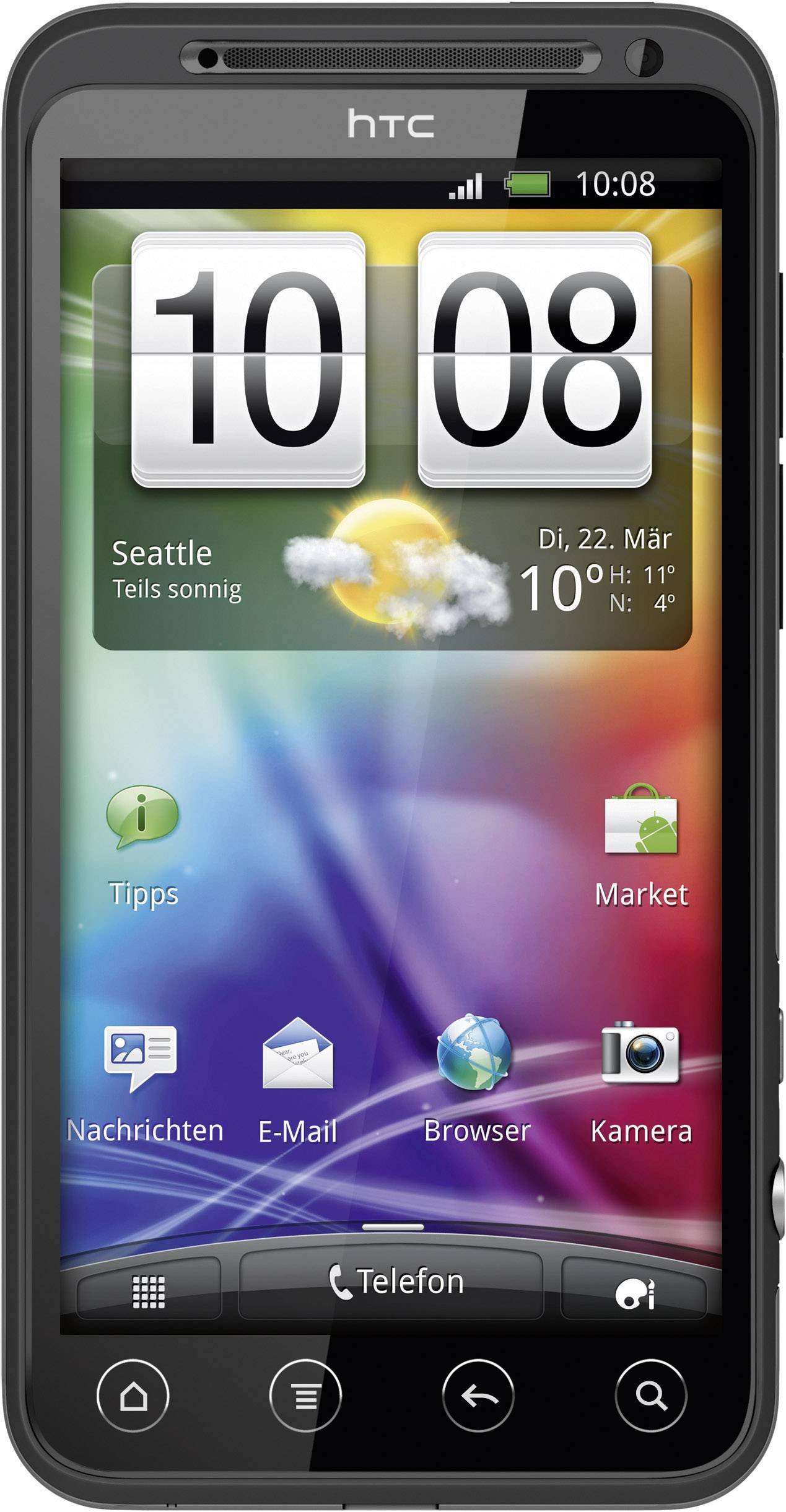 HTC Evo 3D ( () 3D-Touchscreen, 5 Megapixel Kameras, 3D Videoaufnahme, Android 2.3, )
