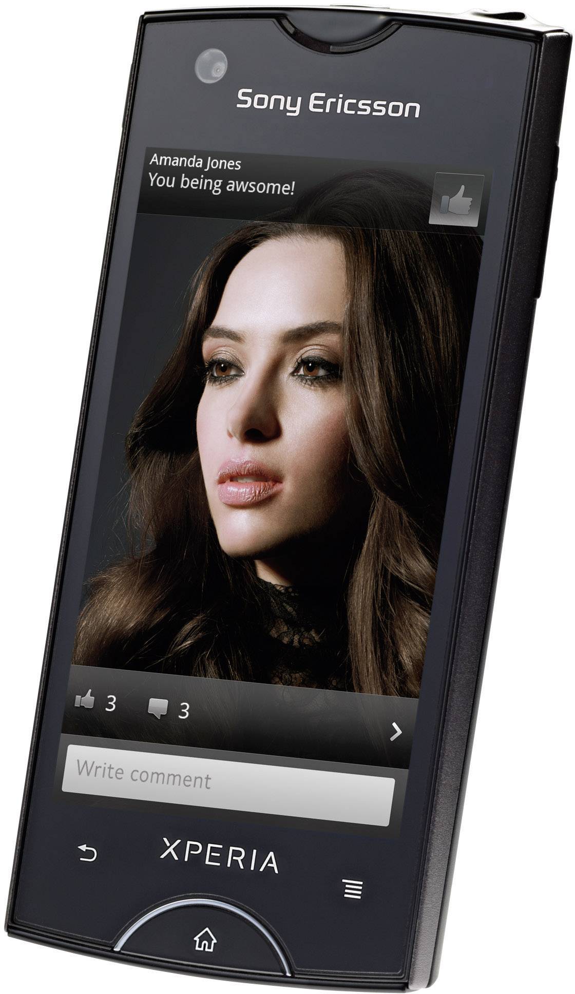 Sony Mobile Ray () Schwarz