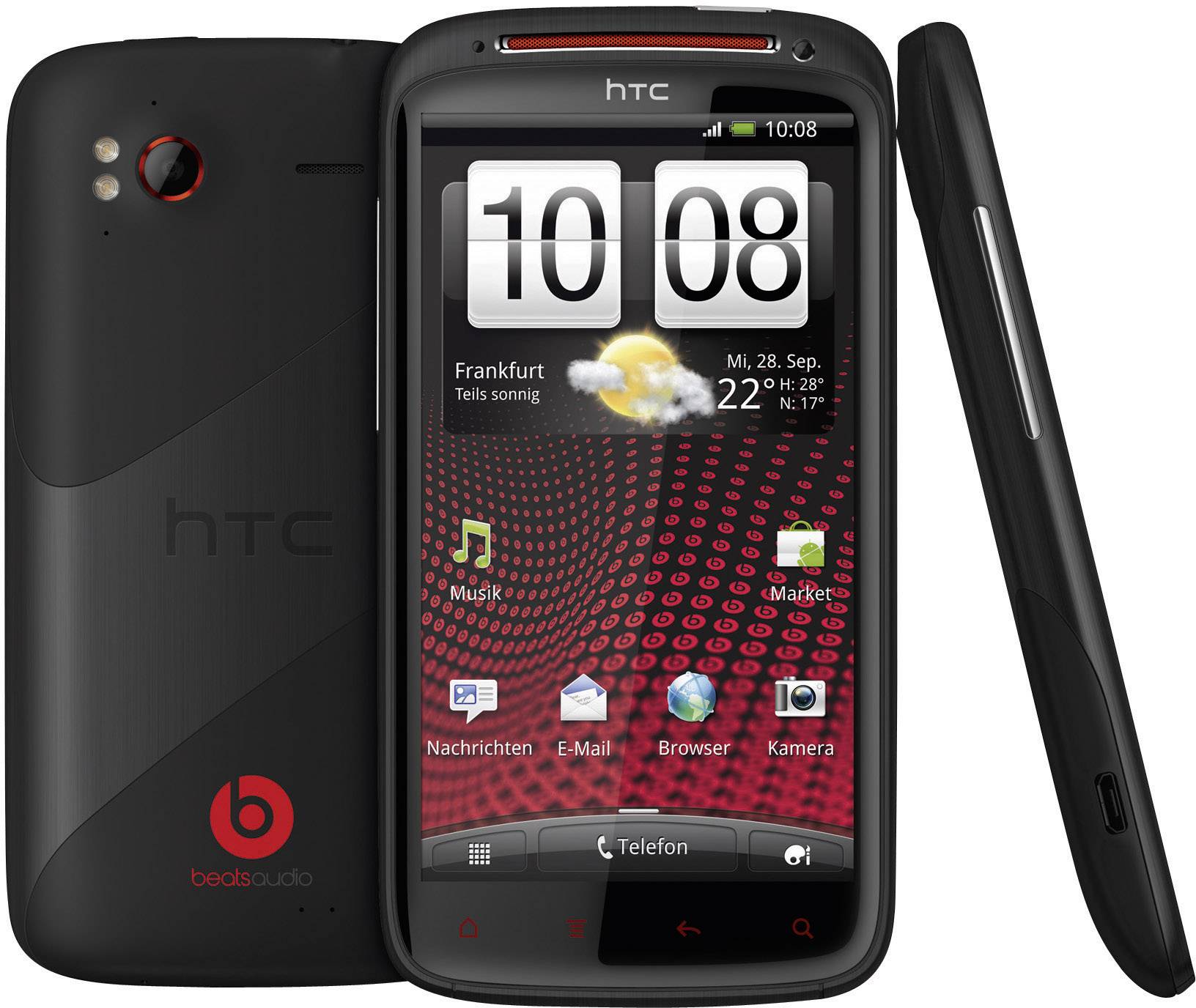 HTC Sensation XE mit Beats Audio™ ( () Display, Kamera, Android™ 2.3.4, 1,5 GHz Dual-Core Prozessor, )