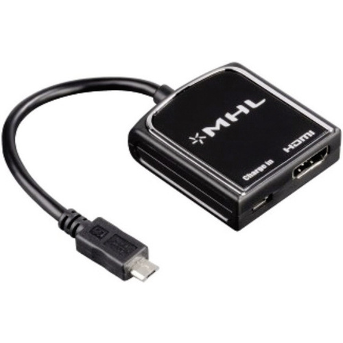 Hama Handy Adapter [1x Micro-USB-Stecker - 1x HDMI-Buchse] 20.00 cm