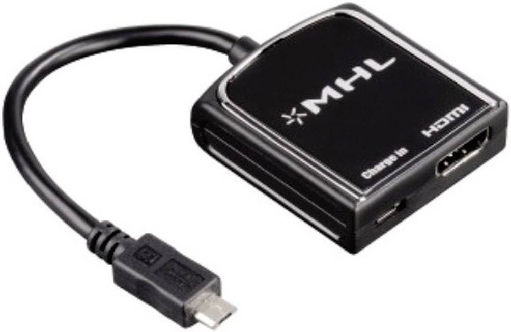 Hama Handy Adapter [1x Micro-USB-Stecker - 1x HDMI-Buchse] 20.00 cm