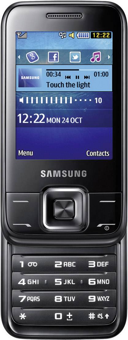 Samsung E2600 Slider Handy Schwarz