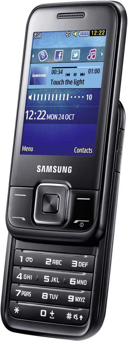 Samsung E2600 Slider Handy Schwarz