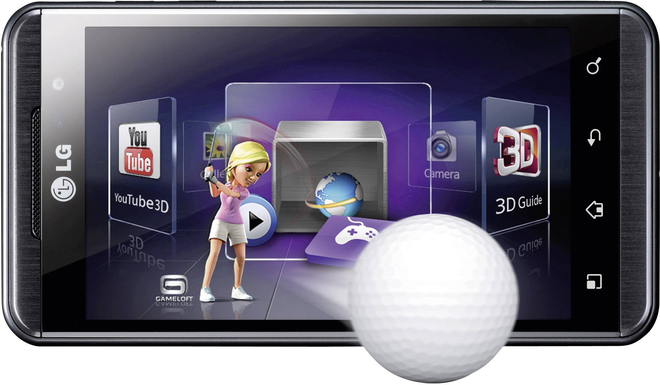LG P920 Optimus 3D ( () Display, Kamera, , )