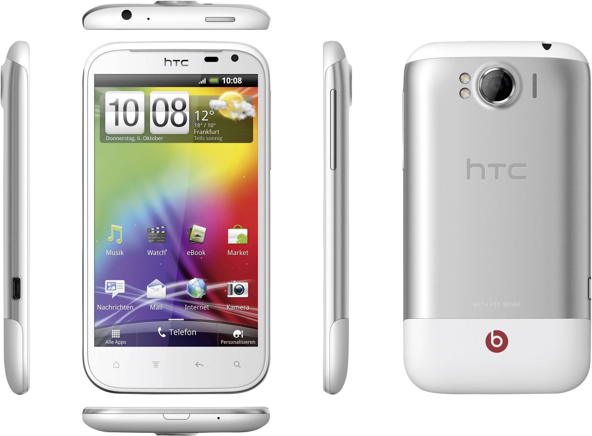 HTC Sensation XL mit Beats Audio™ ( () Display, Kamera, Android™ 2.3, )