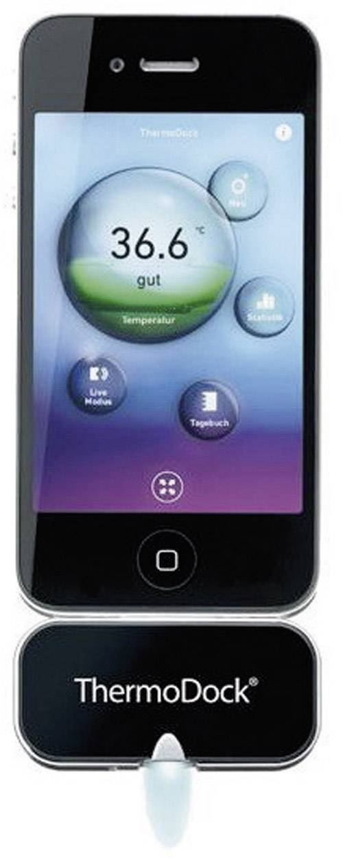 Medisana ThermoDock Infrarot Thermometer für iPad, iPhone und iPod Touch