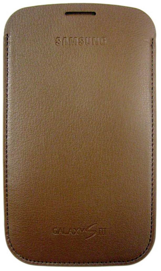 Samsung Flip Cover EFC-1E1F weiß Camel, Braun EFC-1G6LCECSTD