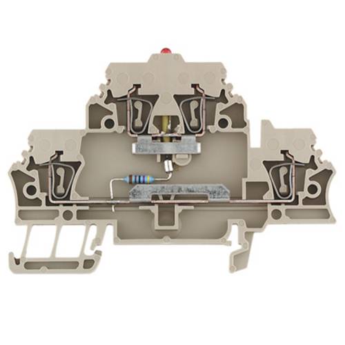 Weidmüller 1690010000 LED-Klemme Zugfeder Dunkelbeige 50 St.