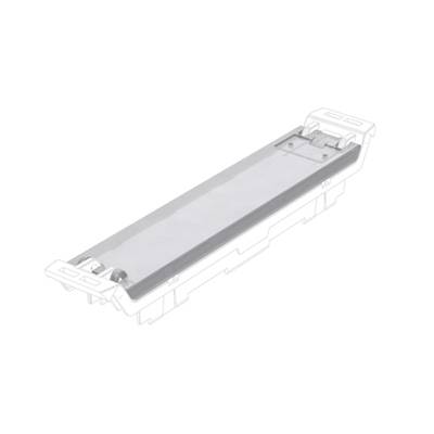 Ein graues, längliches Elektronikmodul mit Anschlusskontakten an einem Ende. Das Gehäuse ist unscharf gezeichnet.