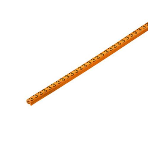 Weidmüller CLI C 02-3 OR/SW 3 CD Kennzeichnungsring Aufdruck 3 Außendurchmesser-Bereich 1.3 bis 3 m