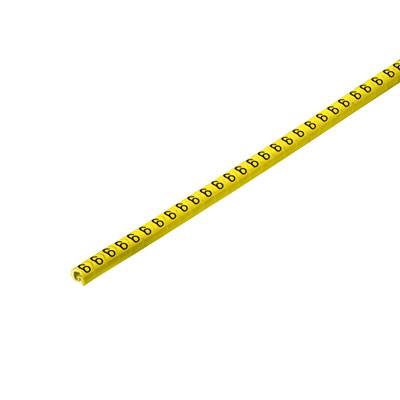 Weidmüller CLI C 02-3 GE/SW 6 CD Kennzeichnungsring Aufdruck 6 Außendurchmesser-Bereich 1.3 bis 3 mm 1568241520