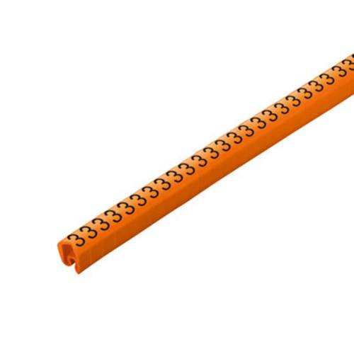Weidmüller CLI C 2-4 OR/SW 3 CD Kennzeichnungsring Aufdruck 3 Außendurchmesser-Bereich 4 bis 10 mm