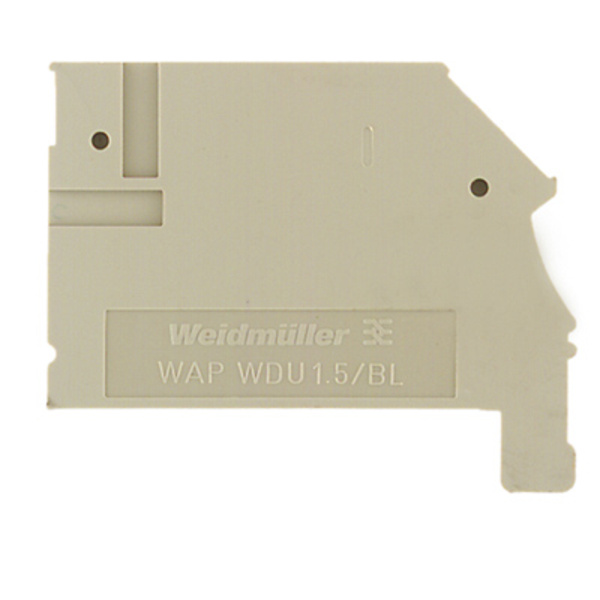 Weidmüller Abschlussplatte WAP WDU1.5/BLZ/ZA 1577320000 50St.