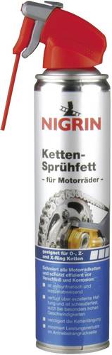 NIGRIN Ketten-Sprühfett, für Antriebsketten, 400 ml