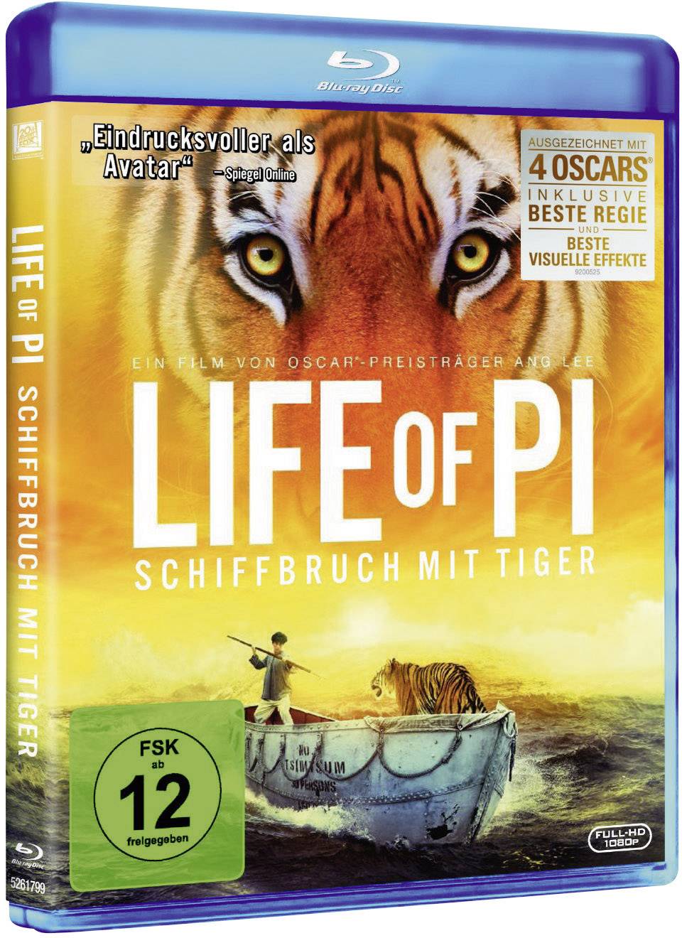 blu-ray Life of Pi - Schiffbruch mit Tiger FSK: 12