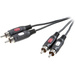 Câble audio Speaka 2x RCA 1,5 m SpeaKa Professional SP-7869764 [2x Cinch-RCA mâle - 2x Cinch-RCA mâle] 1.50 m noir