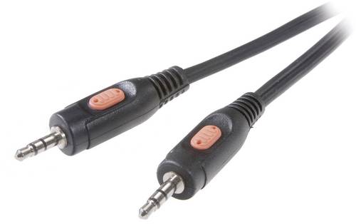 SpeaKa Professional SP-7870220 Klinke Audio Anschlusskabel [1x Klinkenstecker 3.5 mm - 1x Klinkenst
