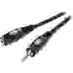 Rallonge Speaka 3,5 mm 2,5 m SpeaKa Professional SP-7870224 [1x Jack mâle 3.5 mm - 1x Jack femelle 3.5 mm] 2.50 m noir