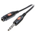 SpeaKa Professional Klinke Audio Verlängerungskabel [1x Klinkenstecker 6.35mm - 1x Klinkenbuchse 6.35 mm] 5m Schwarz