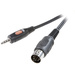 SpeaKa Professional DIN-Anschluss / Klinke Audio Anschlusskabel [1x Diodenstecker 5pol (DIN) - 1x Klinkenstecker 3.5 mm] 1.50m