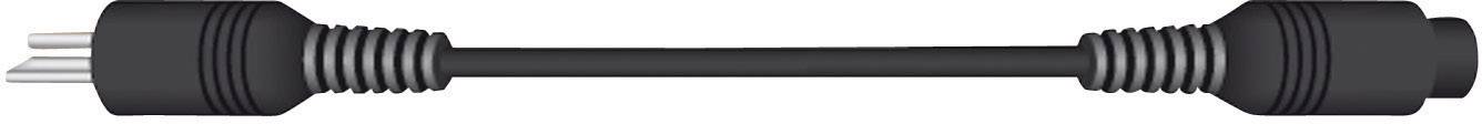 SpeaKa Professional Audio Verlängerungskabel [1x Lautsprecherstecker - 1x Lautsprecherkupplung] 2.50m Schwarz