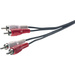 SpeaKa Professional SP-1300364 Cinch Audio Anschlusskabel [2x Cinch-Stecker - 2x Cinch-Stecker] 1.50m Schwarz