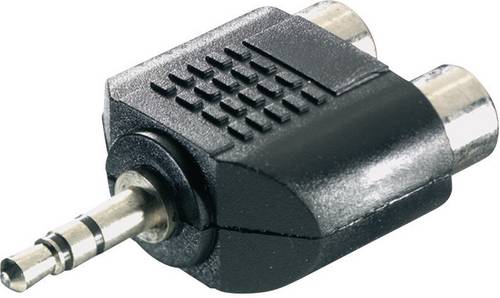 SpeaKa Professional SP-7870248 Klinke / Cinch Audio Y-Adapter [1x Klinkenstecker 3.5 mm - 2x Cinch-