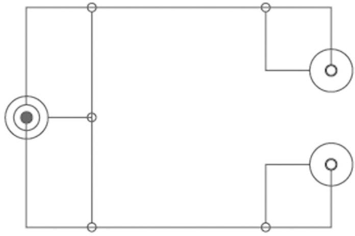 SpeaKa Professional SP-7870248 Klinke / Cinch Audio Y-Adapter [1x Klinkenstecker 3.5mm - 2x Cinch-Buchse] Schwarz