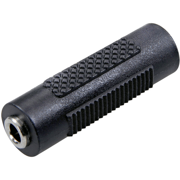 SpeaKa Professional Klinke Audio Adapter [1x Klinkenbuchse 3.5 mm - 1x Klinkenbuchse 3.5 mm] Schwar