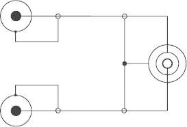SpeaKa Professional Cinch / Klinke Audio Verlängerungskabel [2x Cinch-Stecker - 1x Klinkenbuchse 6.35 mm] 0.20m Schwarz