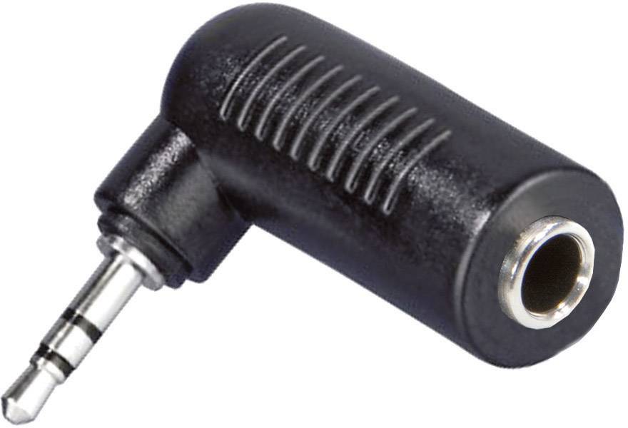 SpeaKa Professional Klinke Audio Adapter [1x Klinkenstecker 2.5mm - 1x Klinkenbuchse 3.5 mm] Schwarz