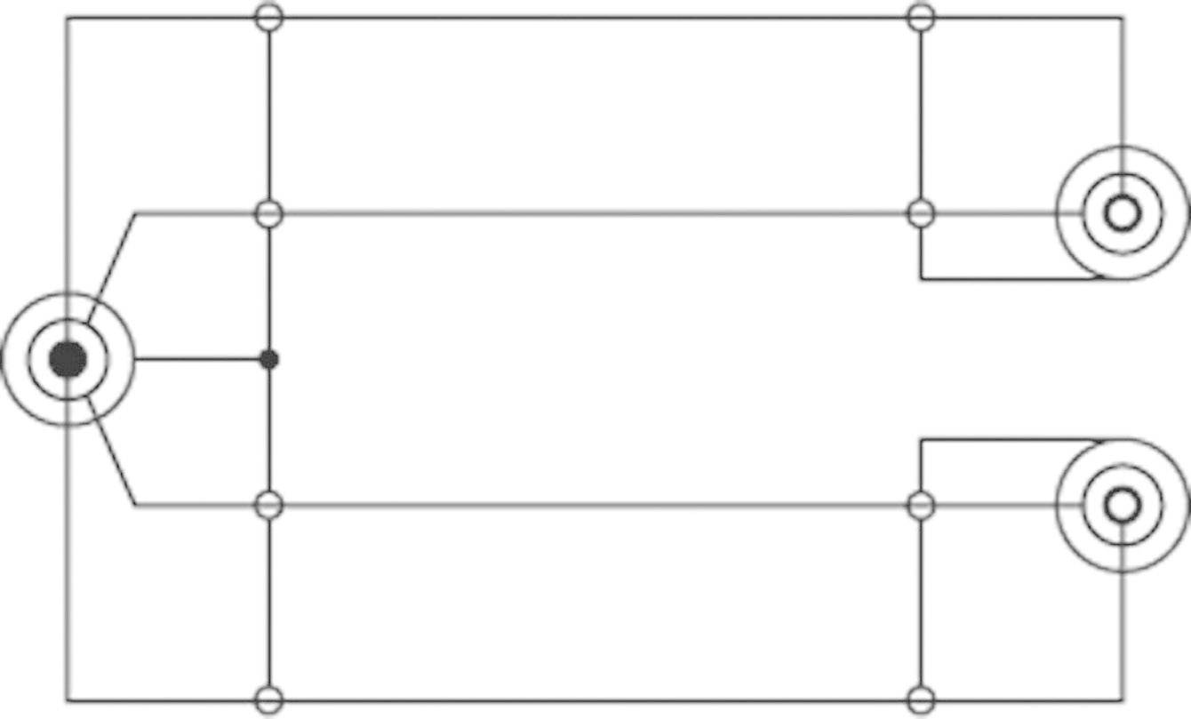 SpeaKa Professional SP-7869836 Klinke Audio Y-Adapter [1x Klinkenstecker 6.35mm - 2x Klinkenbuchse 6.35 mm] Schwarz