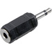 SpeaKa Professional SP-7870296 Klinke Audio Adapter [1x Klinkenstecker 3.5mm - 1x Klinkenbuchse 3.5 mm] Schwarz