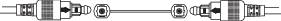 SpeaKa Professional Toslink Digital-Audio Adapter [1x Toslink-Buchse (ODT) - 1x Toslink-Buchse (ODT)] Schwarz