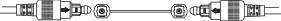 SpeaKa Professional Toslink Digital-Audio Adapter [1x Toslink-Buchse (ODT) - 1x Toslink-Buchse (ODT)] Schwarz