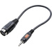 SpeaKa Professional SP-1300528  DIN-Anschluss / Klinke Audio Adapter [1x Klinkenstecker 3.5 mm - 1x Diodenbuchse 5pol (DIN)] Schwarz