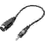 SpeaKa Professional SP-7869840 DIN-Anschluss / Klinke Audio Adapter [1x Klinkenstecker 3.5mm - 1x Diodenbuchse 5pol (DIN)] Schwarz