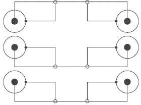 SpeaKa Professional Composite Cinch AV Anschlusskabel [3x Cinch-Stecker - 3x Cinch-Stecker] 10.00m Schwarz