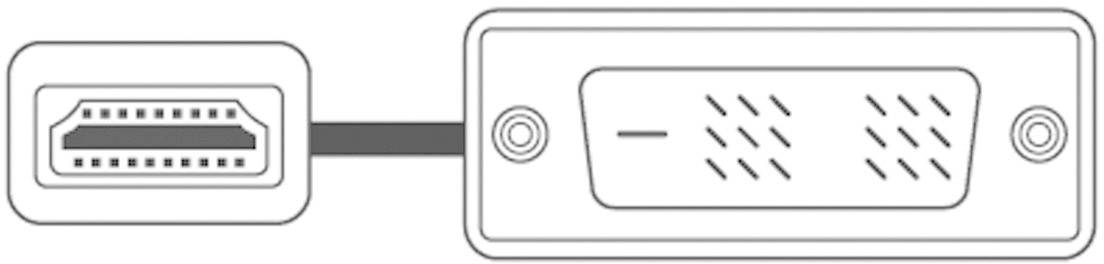 SpeaKa Professional DVI / HDMI Adapterkabel DVI-D 18+1pol. Stecker, HDMI-A Stecker 2.00m Weiß SP-7870336 vergoldete Steckkontakte