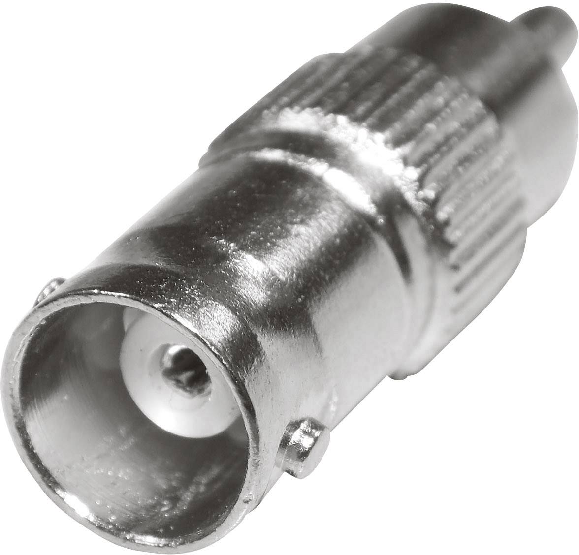 SpeaKa Professional SP-7869896 Cinch / BNC Adapter [1x Cinch-Stecker - 1x BNC-Buchse] Silber