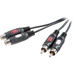 SpeaKa Professional SP-7870384 Cinch Audio Verlängerungskabel [2x Cinch-Stecker - 2x Cinch-Buchse]