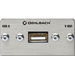 Dispositif multimédia Oehlbach PRO IN MMT-C USB.2 A/B 0.27 m argent contacts dorés