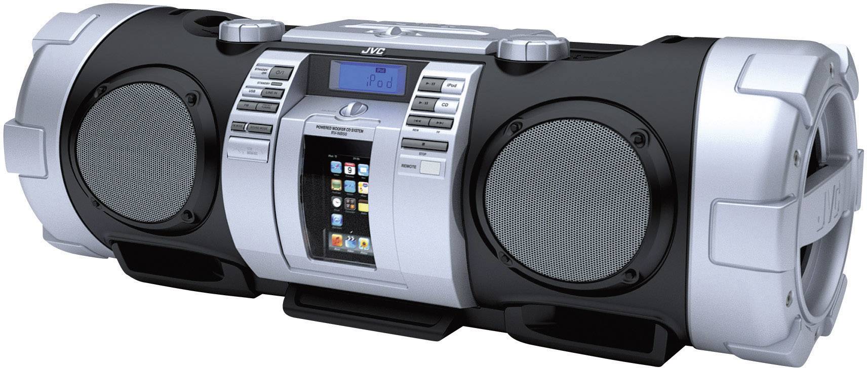 JVC RV-NB50E CD-Radio Schwarz, Silber